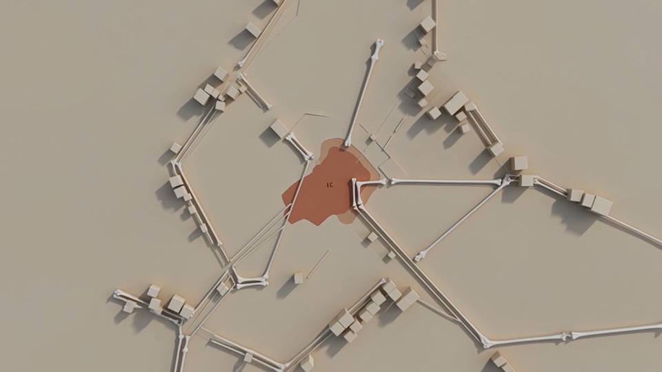 stylized location plate